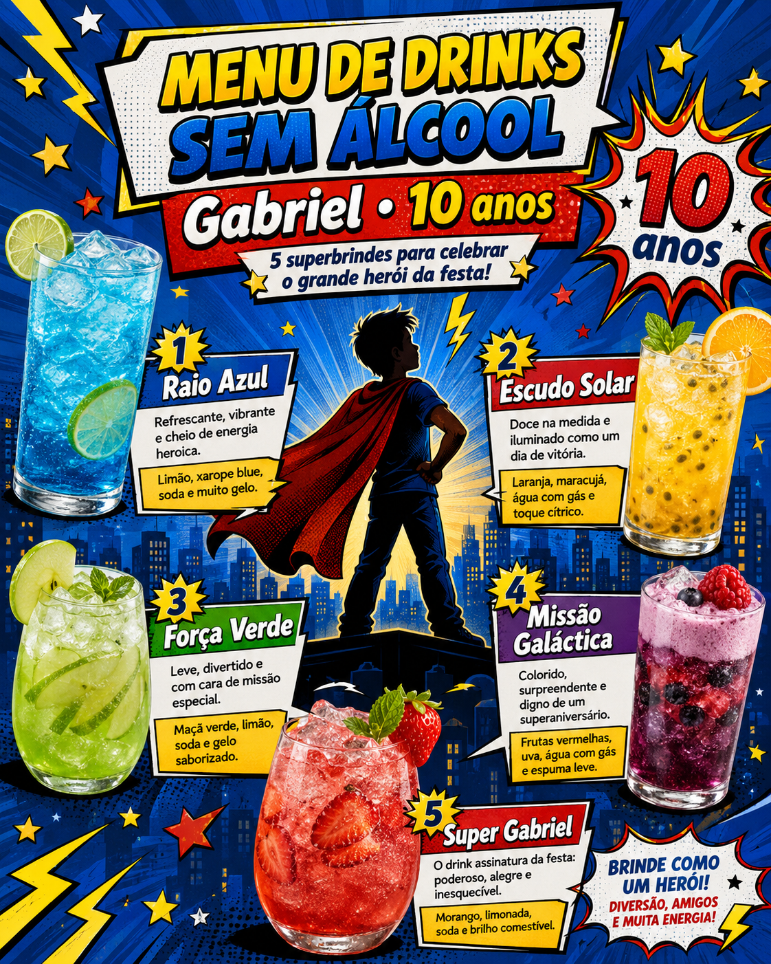 Cardápio Aniversário