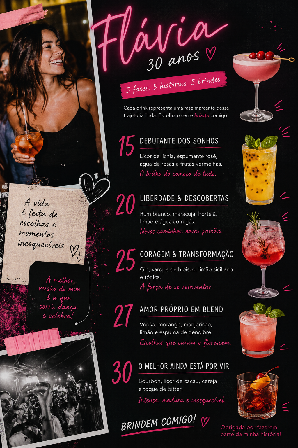 Cardápio Aniversário